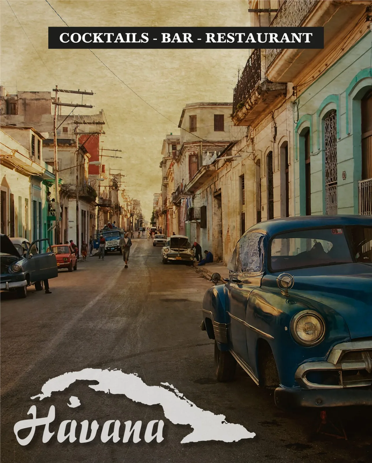 Portada del menú Havana